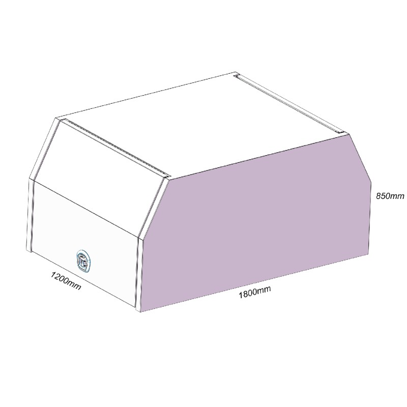 1200mm Aluminum Canopy