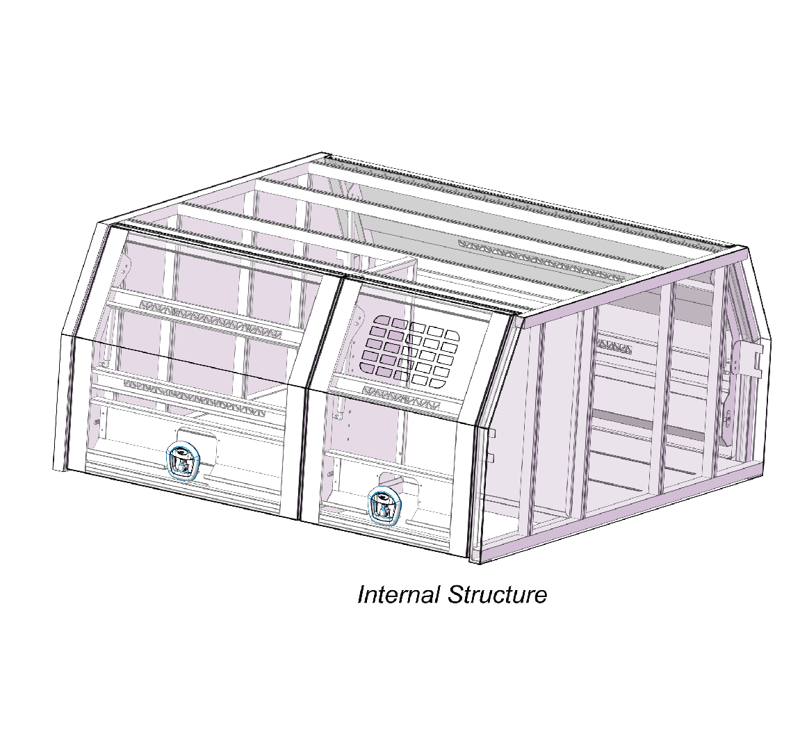 1600mm Dog Boxes