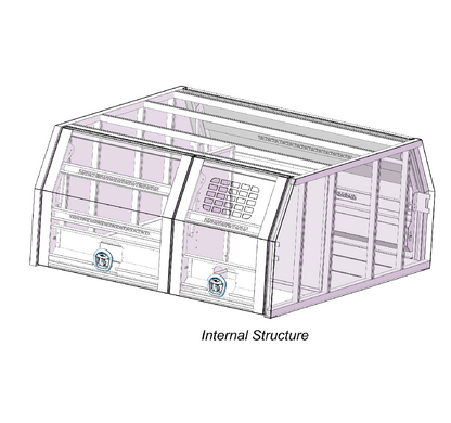 1600mm Dog Boxes