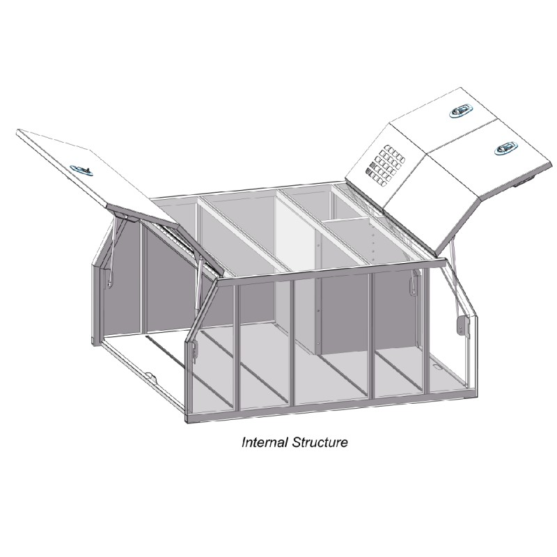 1600mm Dog Boxes
