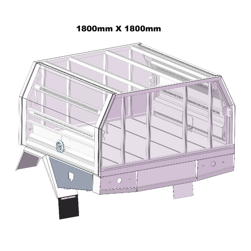 1800mm Service Body 2 DOOR