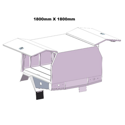 1800mm Service Body 2 DOOR