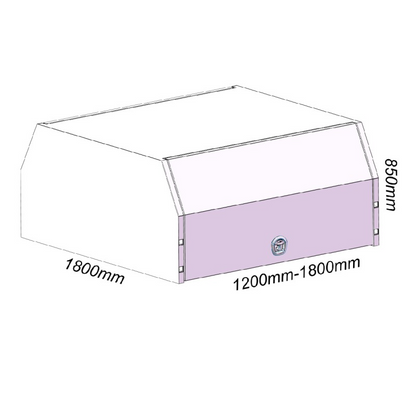 Jack off 1600mm Aluminum Canopy